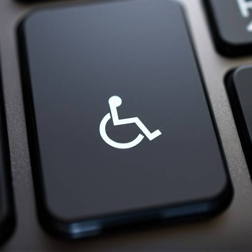 Ícone de acessibilidade por teclado